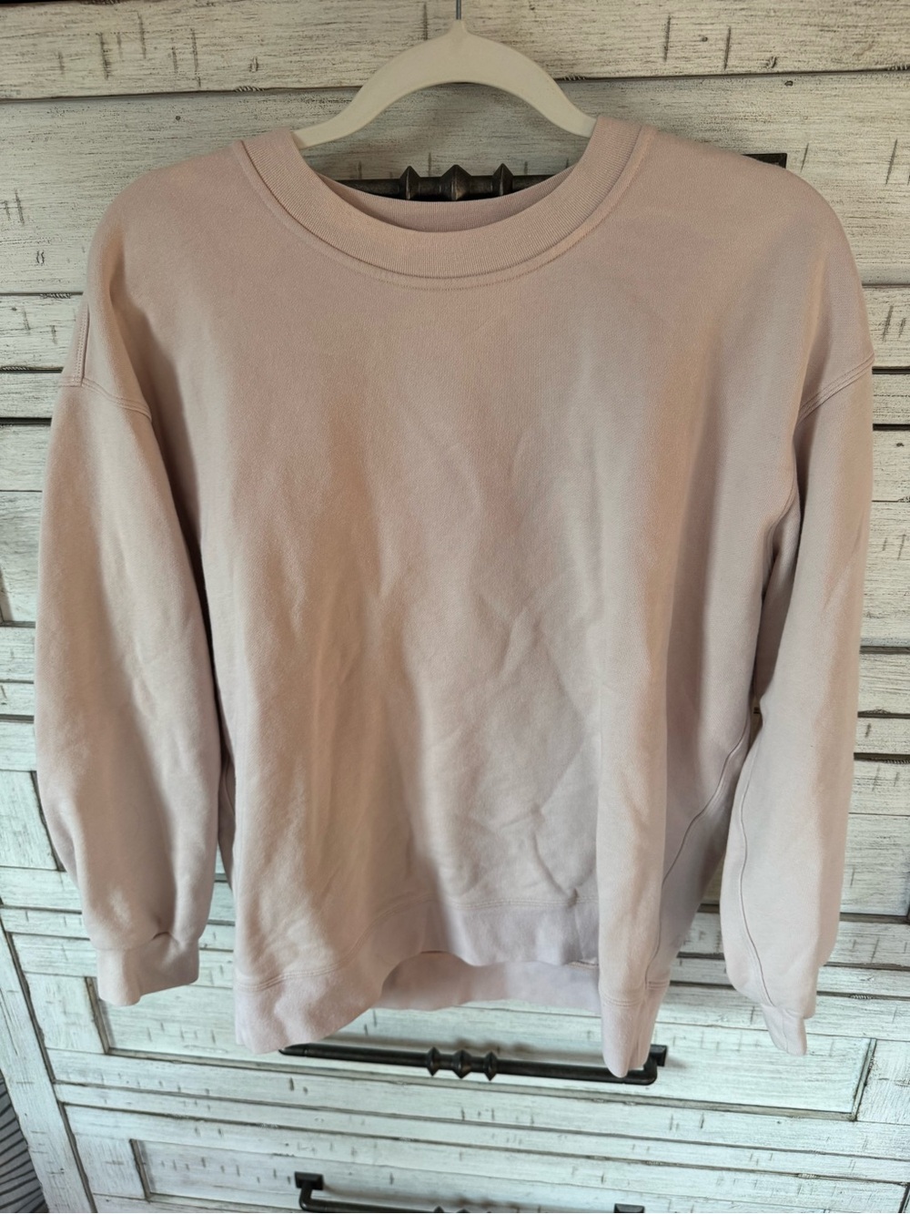 lululemon athletica Crewneck Sweatshirt in Light Blush